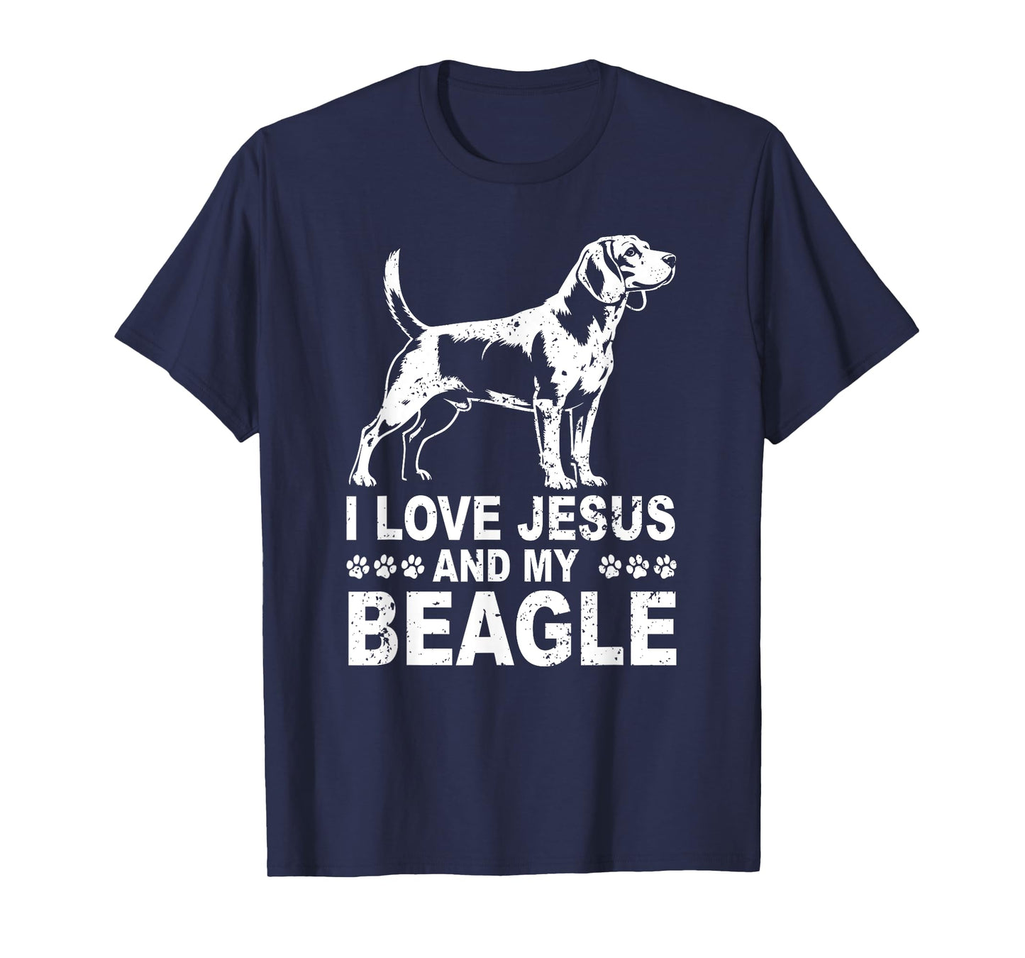I Love Jesus And My Beagle For Beagle Lover Christian T-Shirt