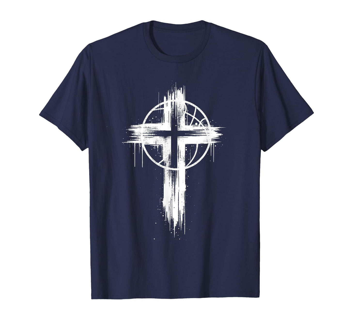 Christian Basketball Cross T-Shirt