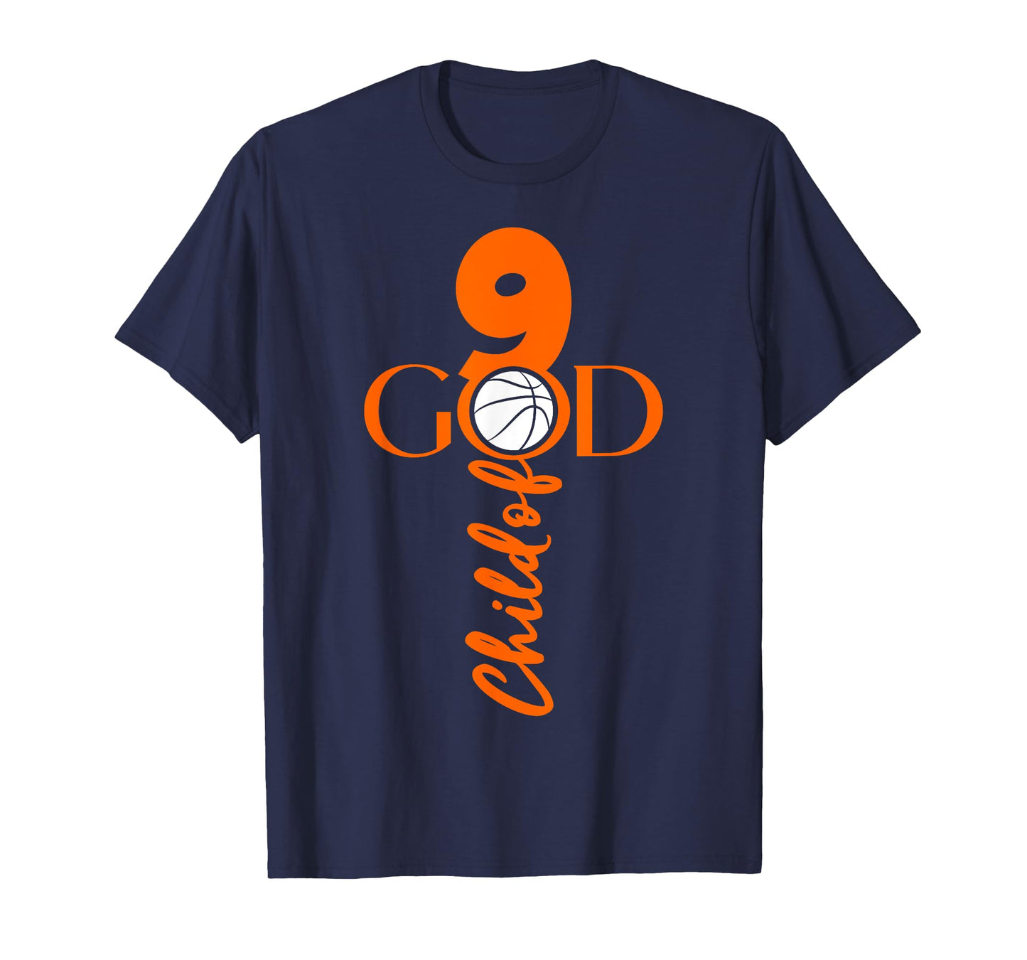 JESUS 9 YEARS CHILD OF GOD BASKETBALL 9th BIRTHDAY T-Shirt