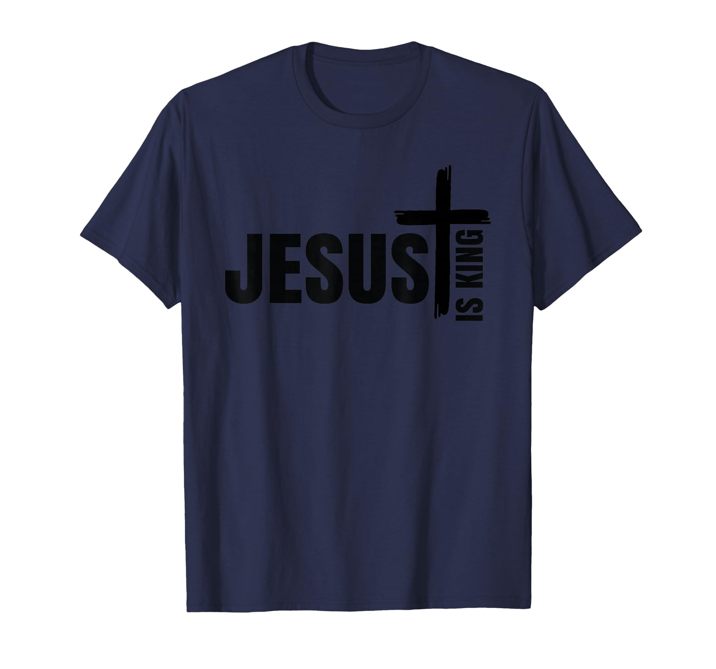 Retro Jesus is King Christian - Bible Verse Faith Religious T-Shirt