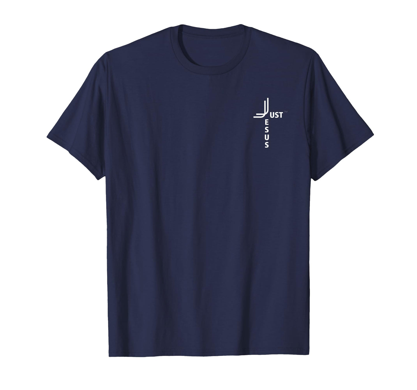 Just Jesus Cross Minimal Faith Design for Christian Moms T-Shirt
