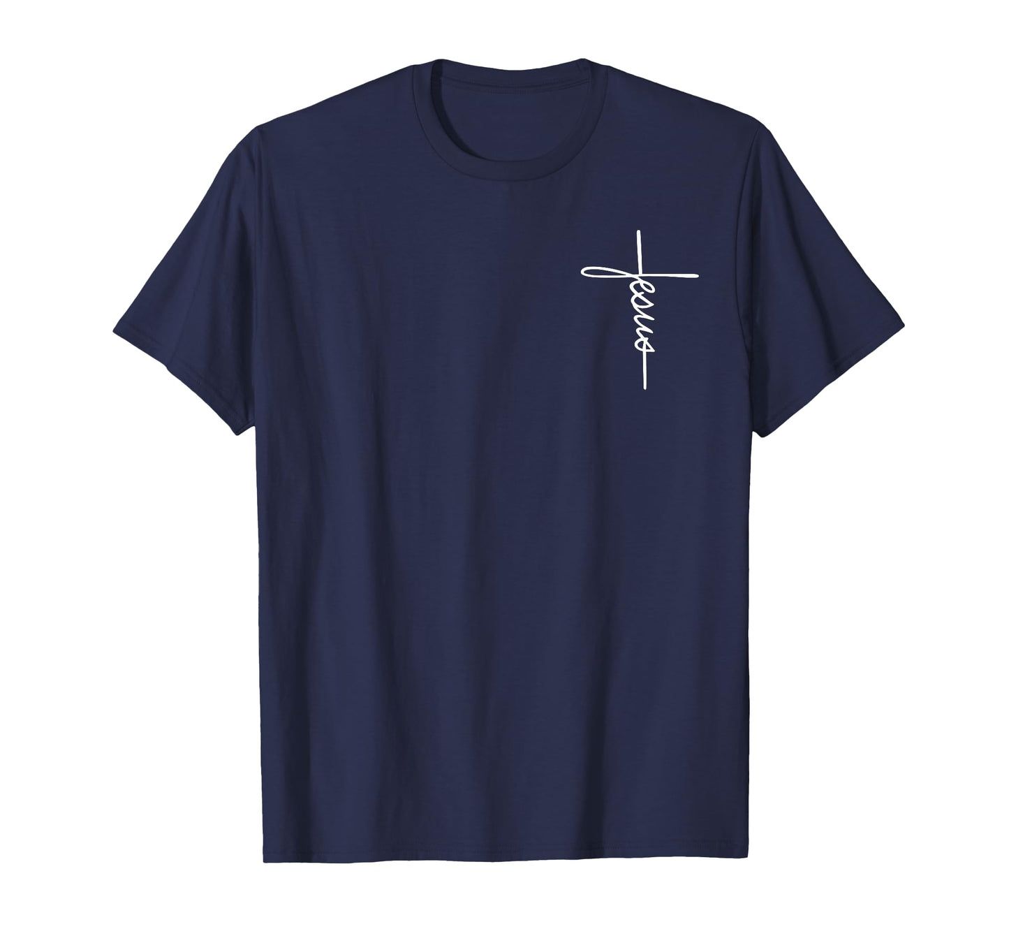I Left It in Water Christian Cross - Front and Back T-Shirt