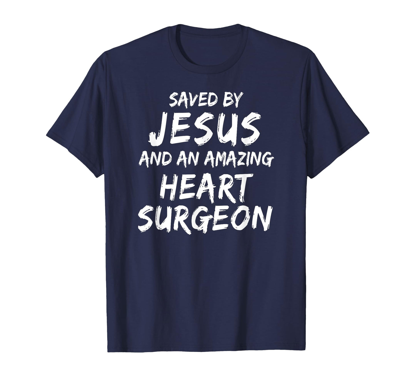 Heart Surgery Shirt Saved by Jesus Christian Medical Zipper T-Shirt