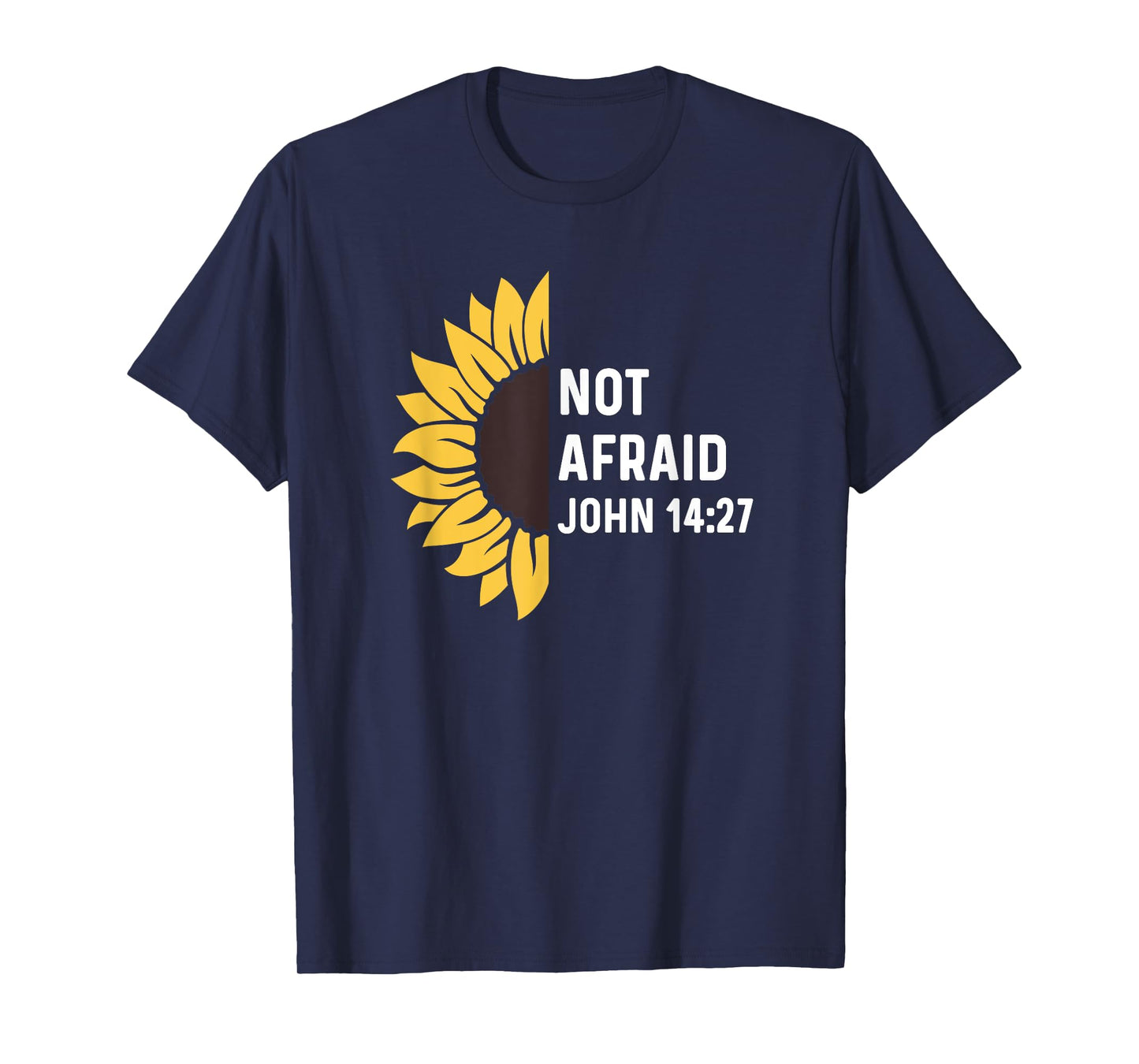 John 14:27 14 27 God Jesus Religious Quote Christian Cross T-Shirt