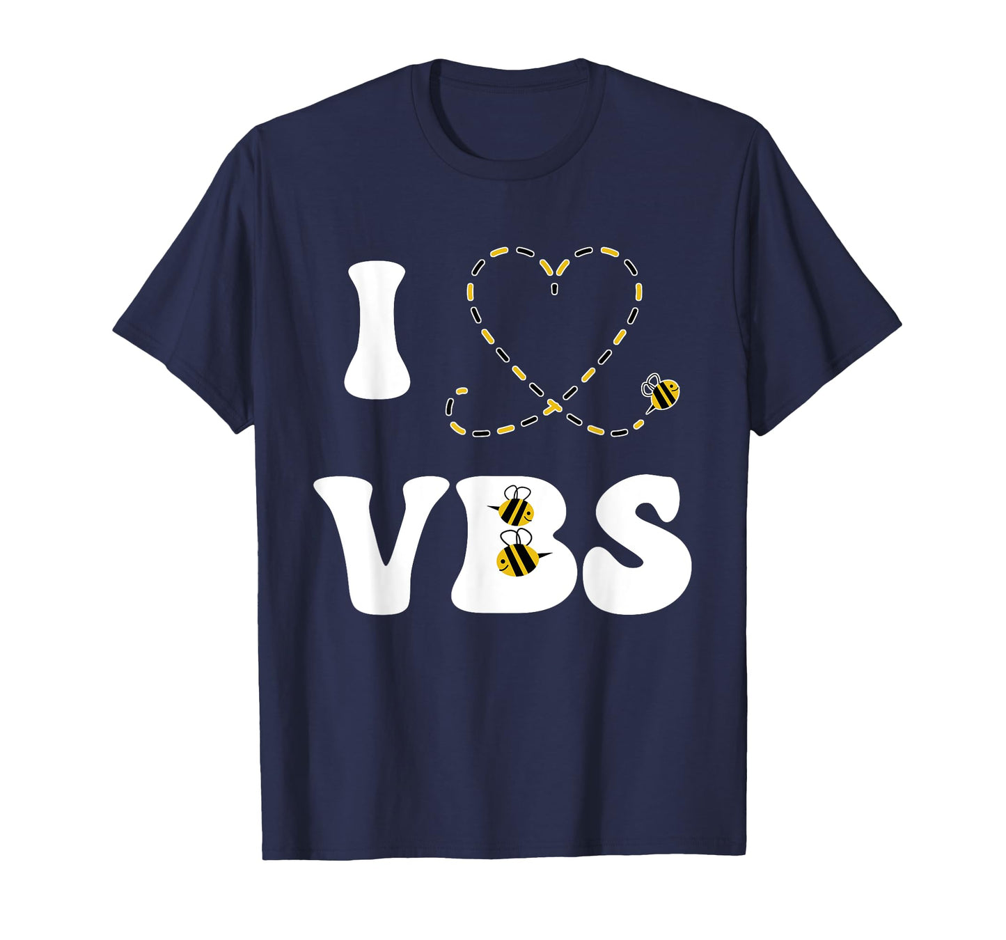 I Love VBS 2025 Vacation Bible School Bumble Bee VBS Team T-Shirt