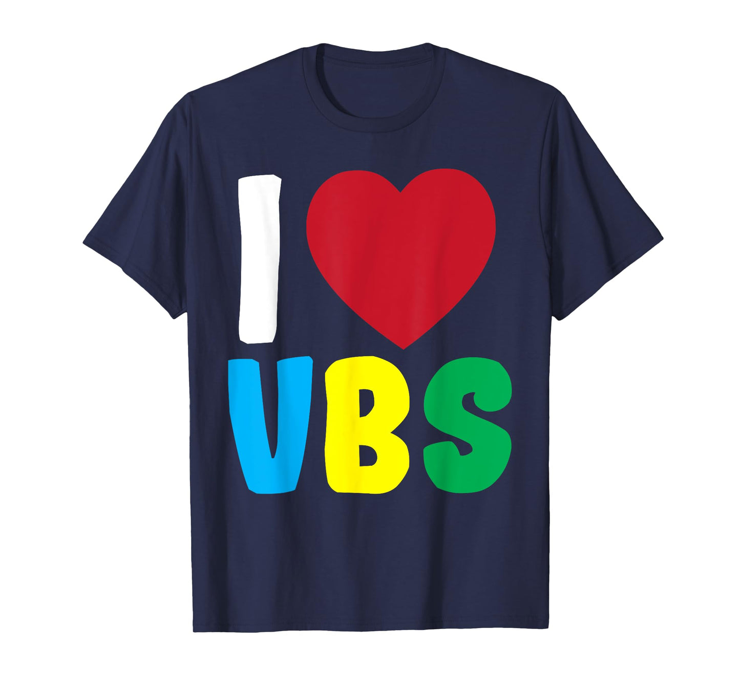 I Love VBS Vacation Bible School 2024 Summer Preschool VBS T-Shirt for Men Women Kids