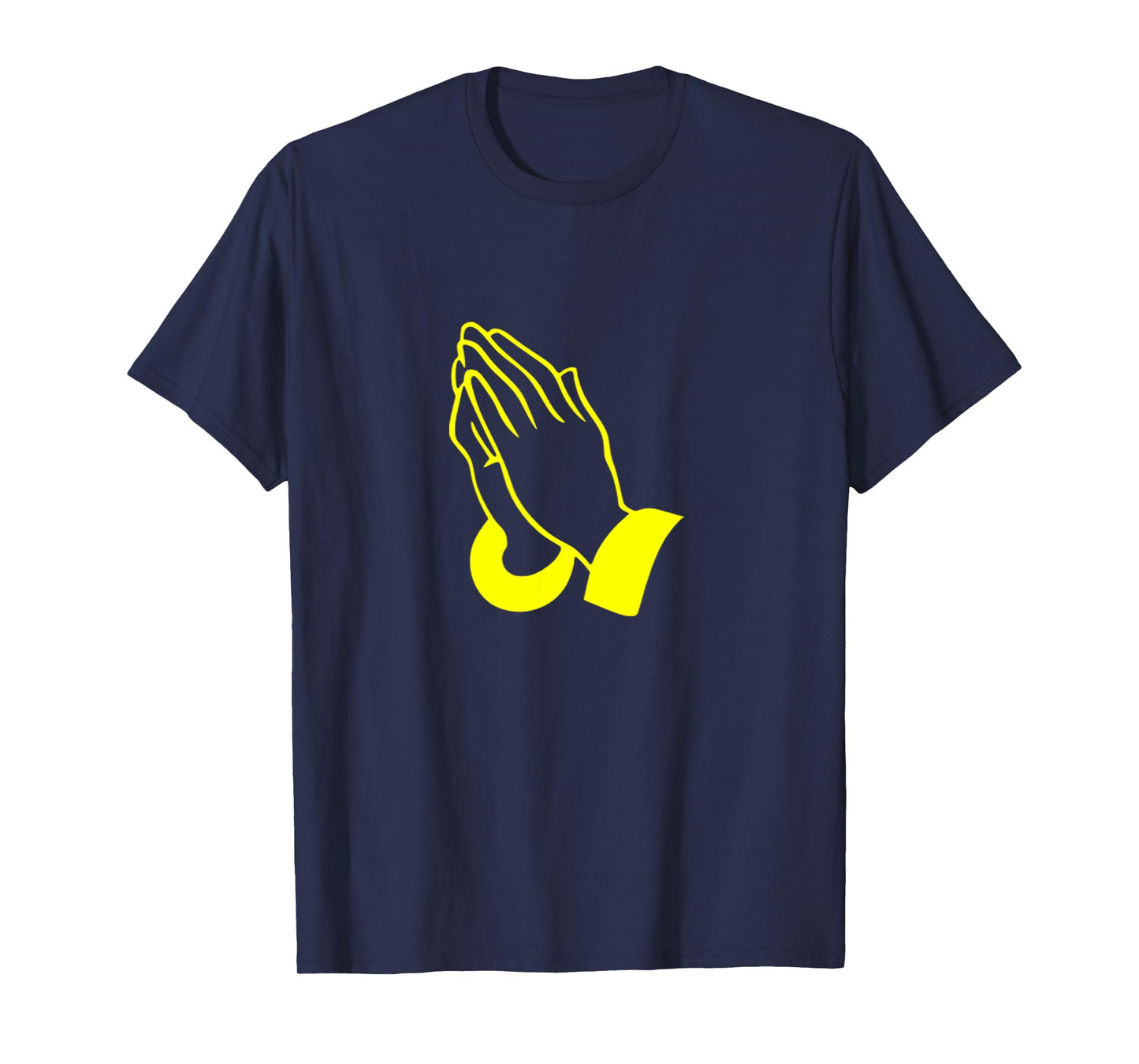 PRAYING HANDS GOD JESUS Print T-Shirt