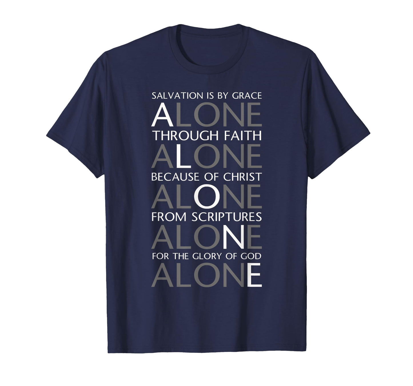 Five Solas of the Reformation T-Shirt