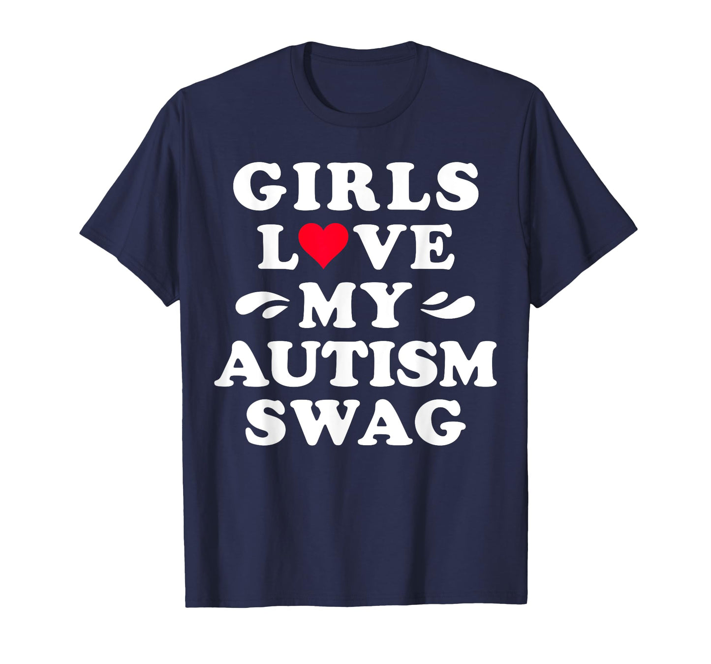 Funny Autism Shirt Boys Girls Love My Autism Swag Autistic T-Shirt