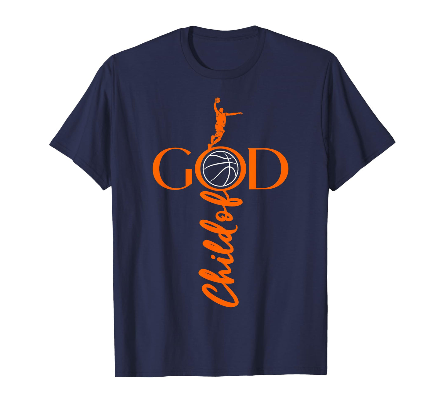 Religious Jesus Basketball Child of God Basketball T-Shirt