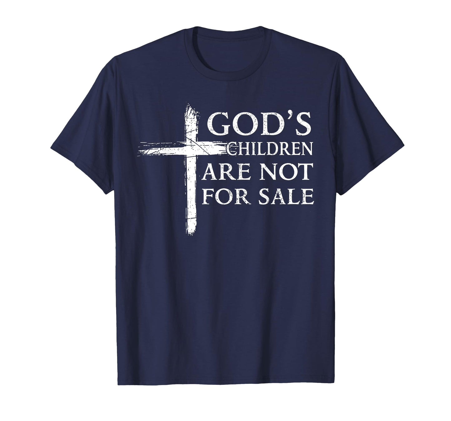 God's Children Are Not For Sale Cross Christian T-Shirt