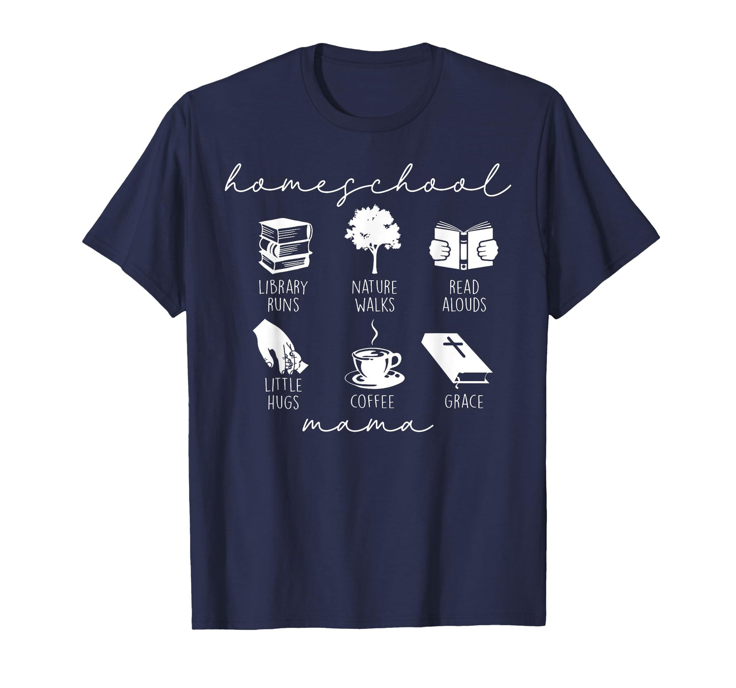 Christian Homeschool Mama Basket Nature Homeschool Mom T-Shirt