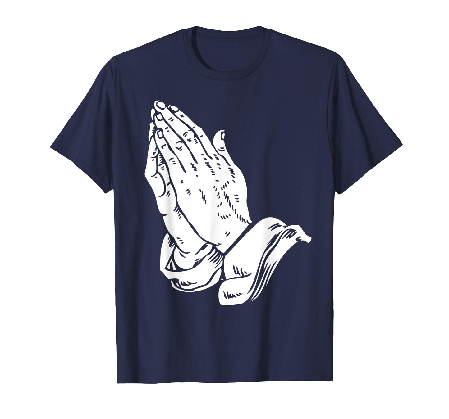 Praying Hands T Shirt - Cool Christian religious Jesus tee T-Shirt
