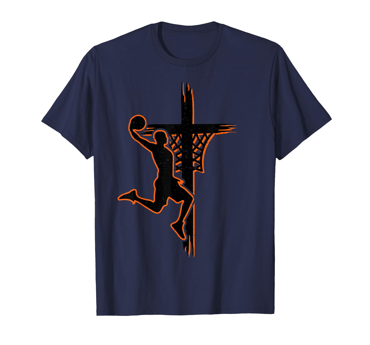 Christian basketball jesus christ basketball religious funny T-Shirt