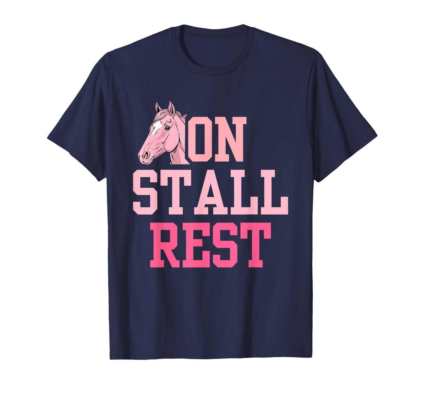 On Stall Rest Get Well Horse Design T-Shirt