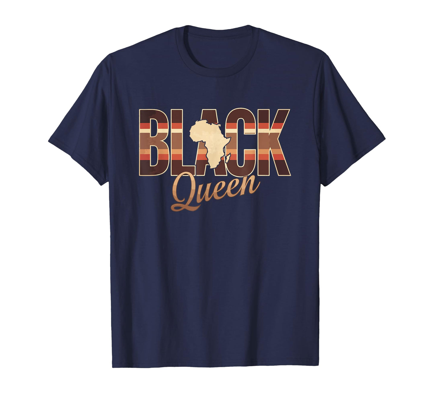 Black Queen Afro Dope Proud Melanin African American Woman T-Shirt