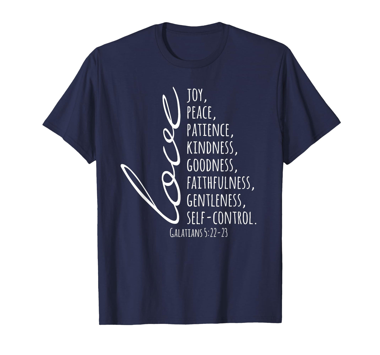 Inspiring Love Joy Peace Patience Christian Church Faith Pun T-Shirt