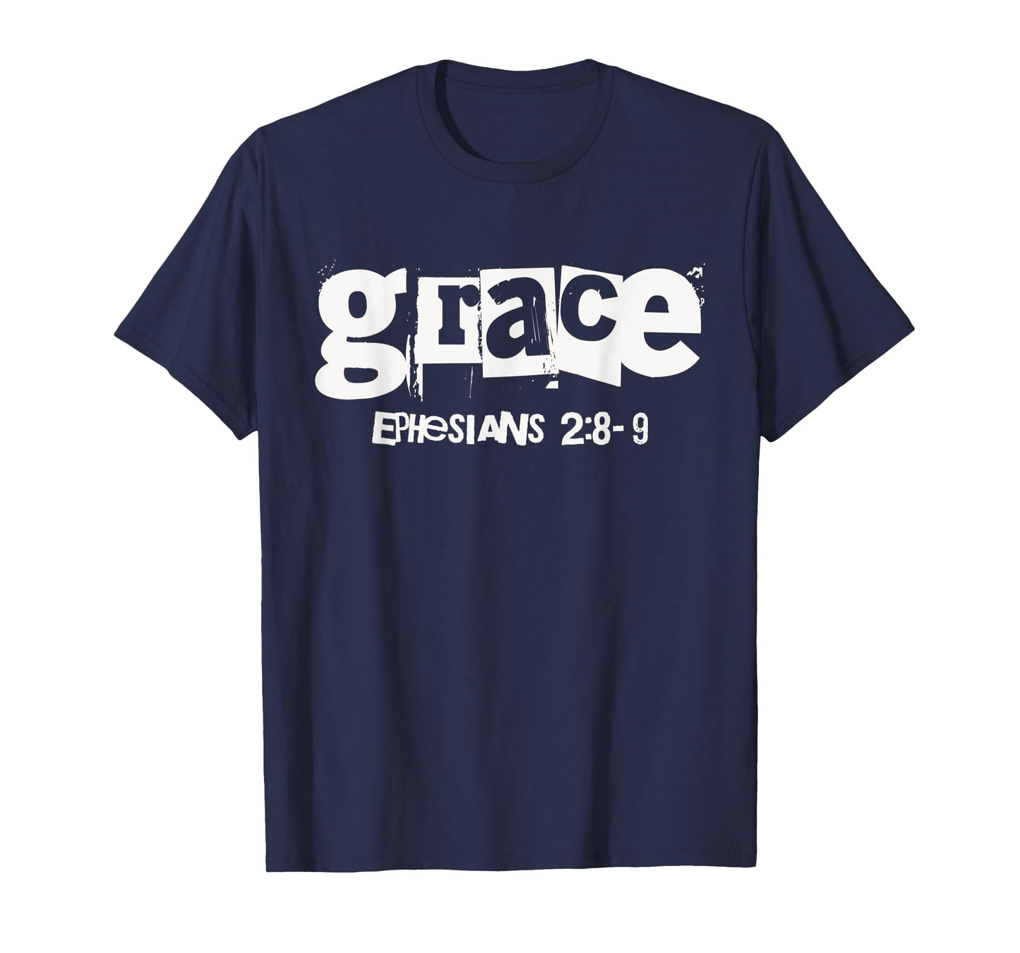 Grace (Ephesians 2:8-9) Christian Streetwear Bible Verse T-Shirt