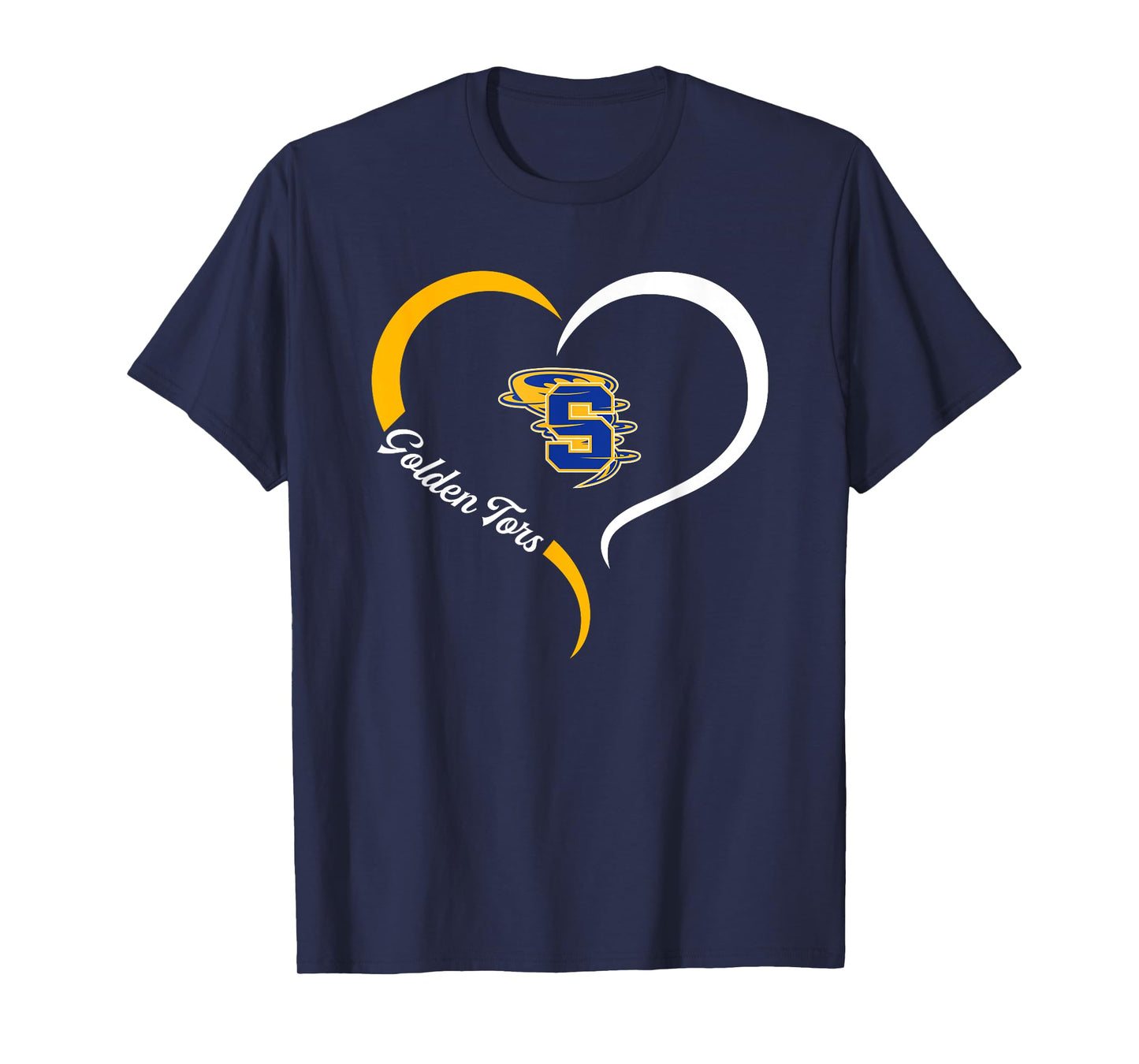 Sulphur Golden Tors Logo Half Heart Slogan HS T-Shirt