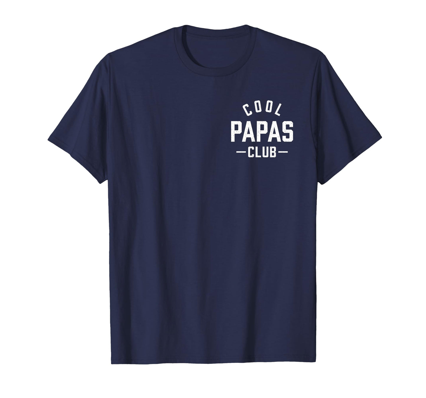 Pocket Cool Papas Club Best Papa Ever Retro Father's Day T-Shirt
