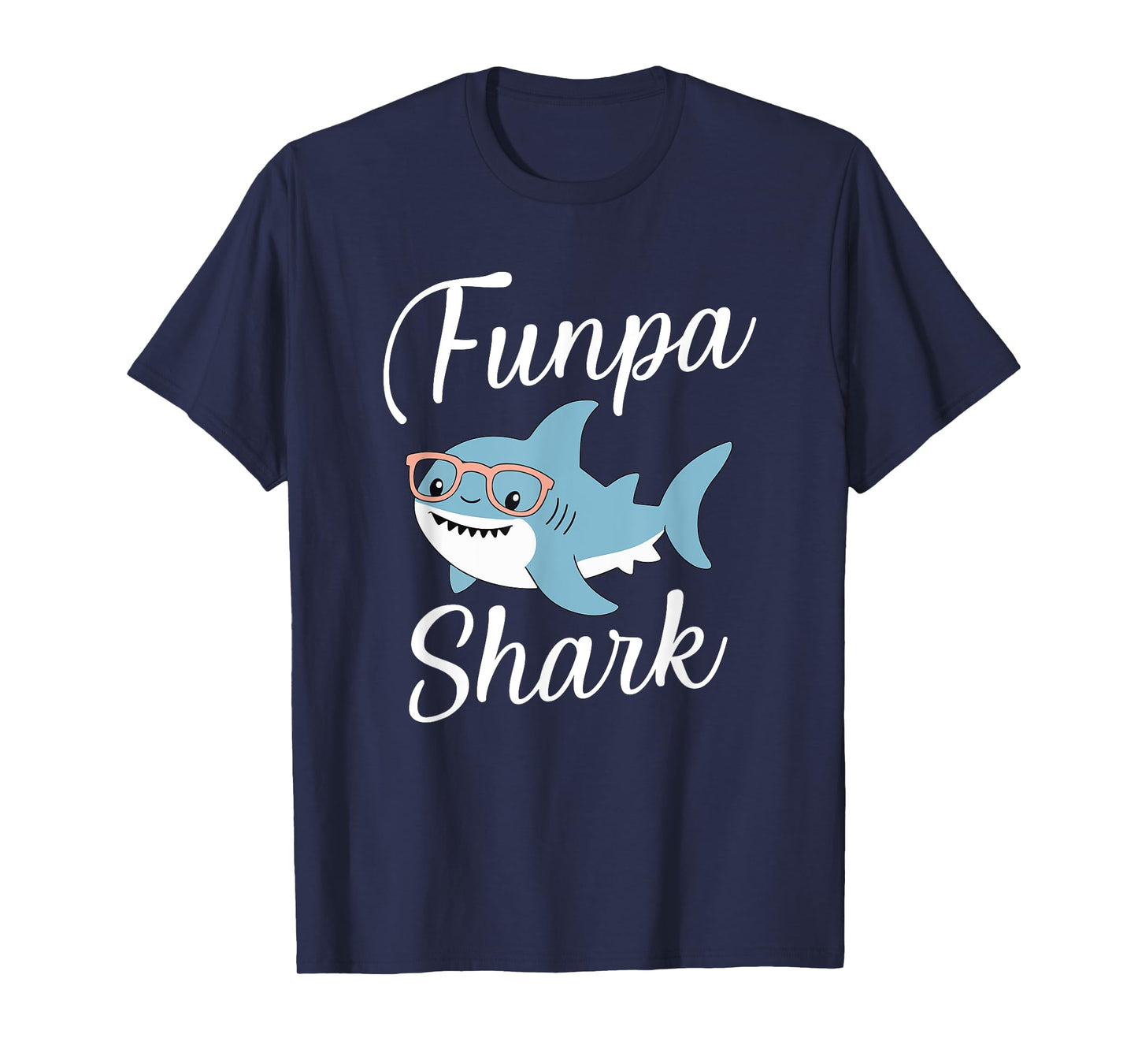 Funpa Shark Funny Matching Family Grandpa T-Shirt