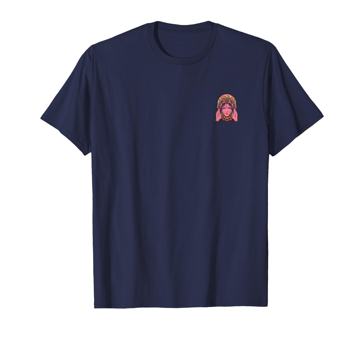 Durga - Hindu God (Deity Graphic) (Back Print) T-Shirt