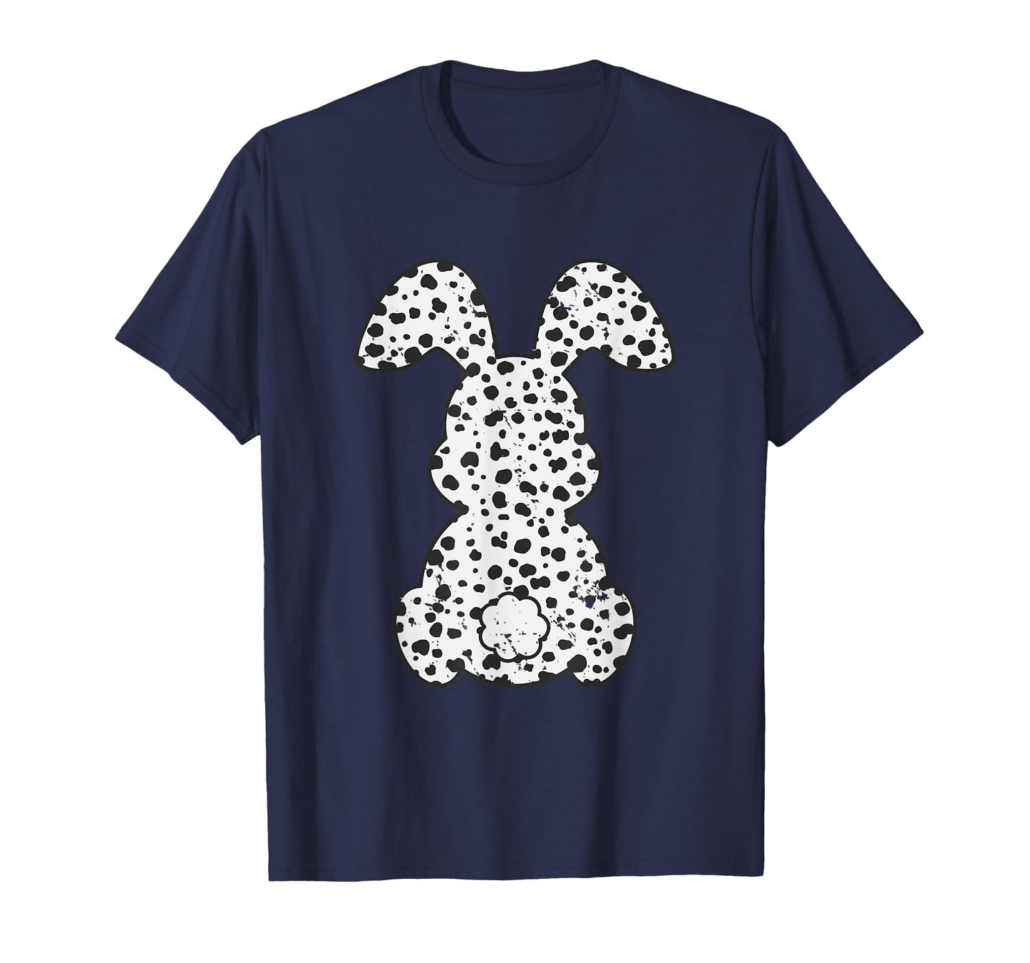 Grunge Dalmatian Bunny Happy Easter Bunny Dalmatian Easter T-Shirt