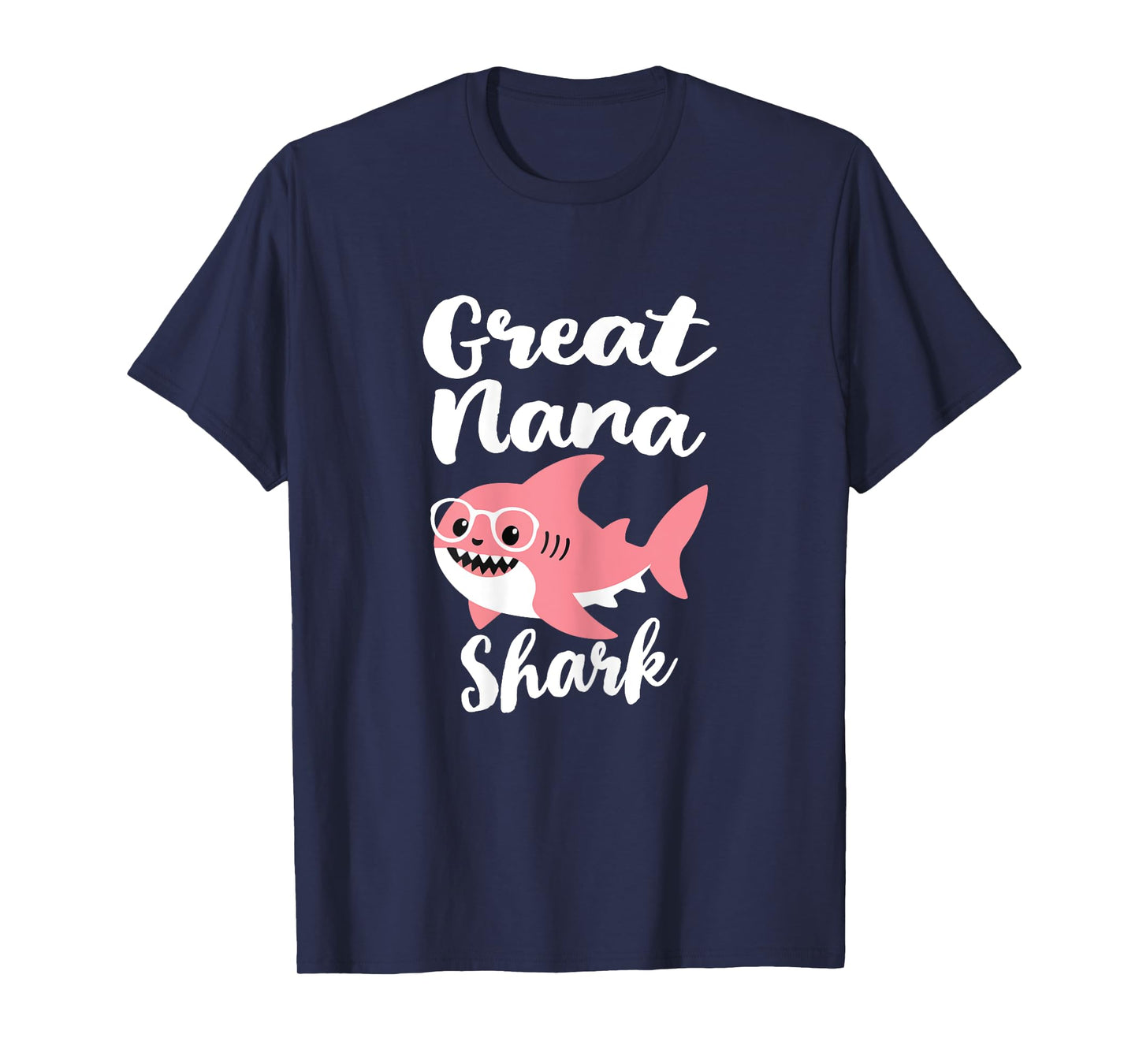 Great Nana Shark Mother's Day Grandma Funny T-Shirt