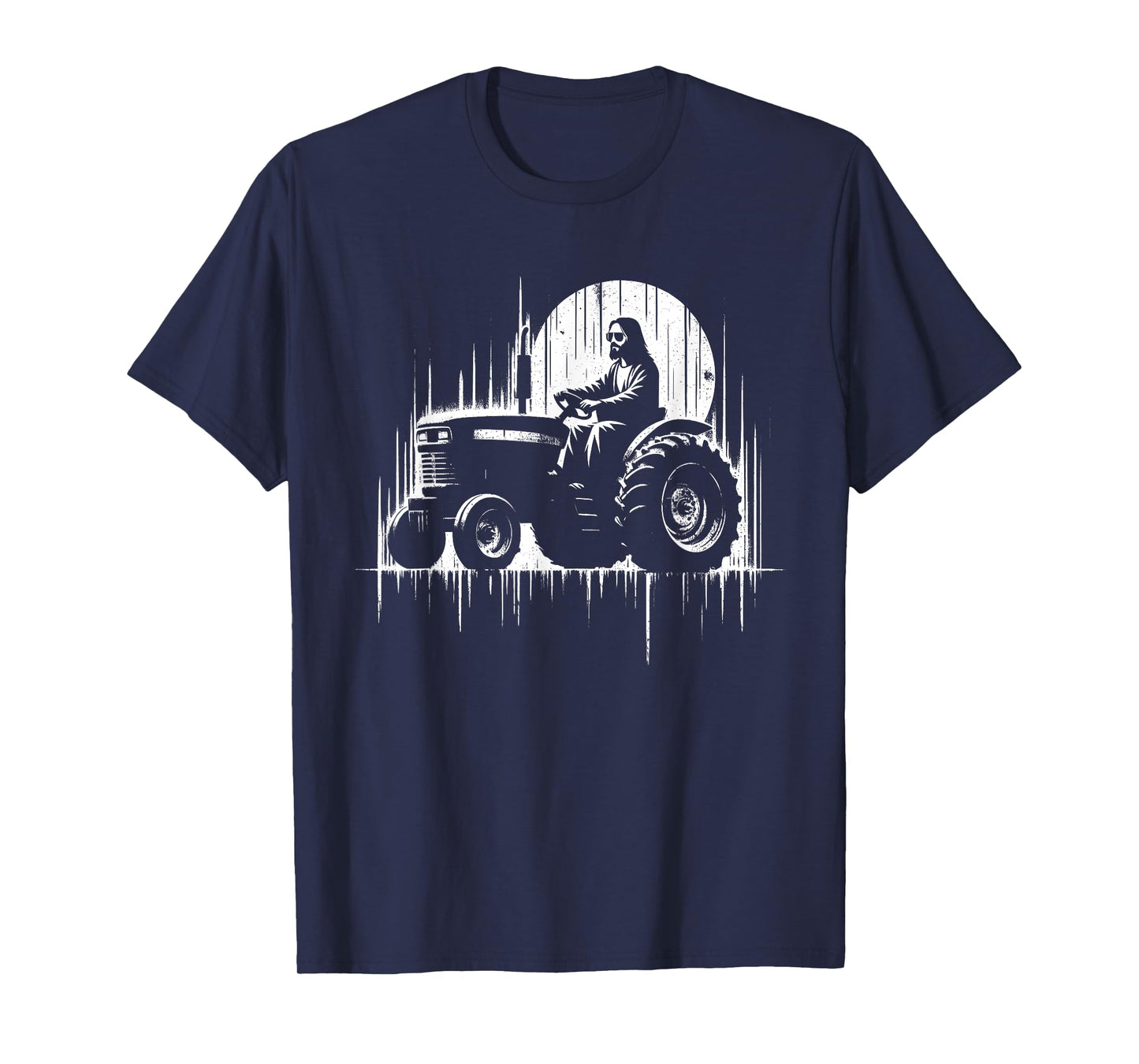 Jesus Tractor - Funny Christian Religious Tractor Driver T-Shirt