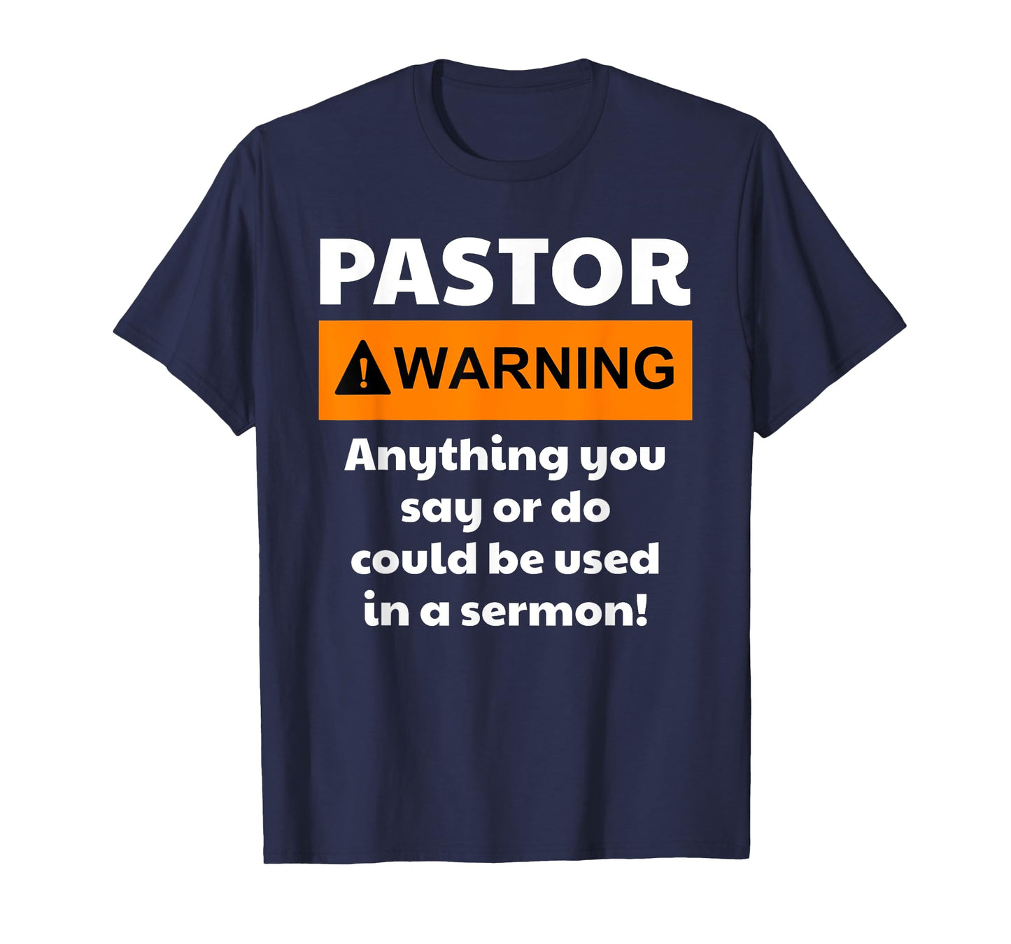 Funny Pastor - Warning I Might Put You In A Sermon T-Shirt
