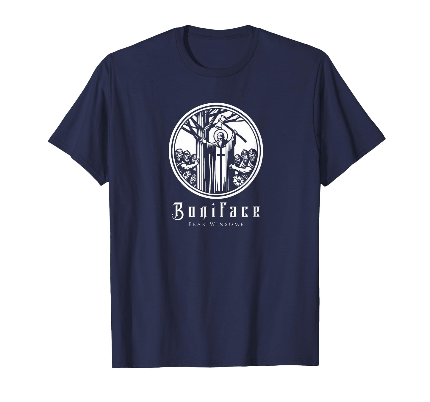 Saint Boniface | Peak Winsome Graphic Art| Christian Apparel T-Shirt