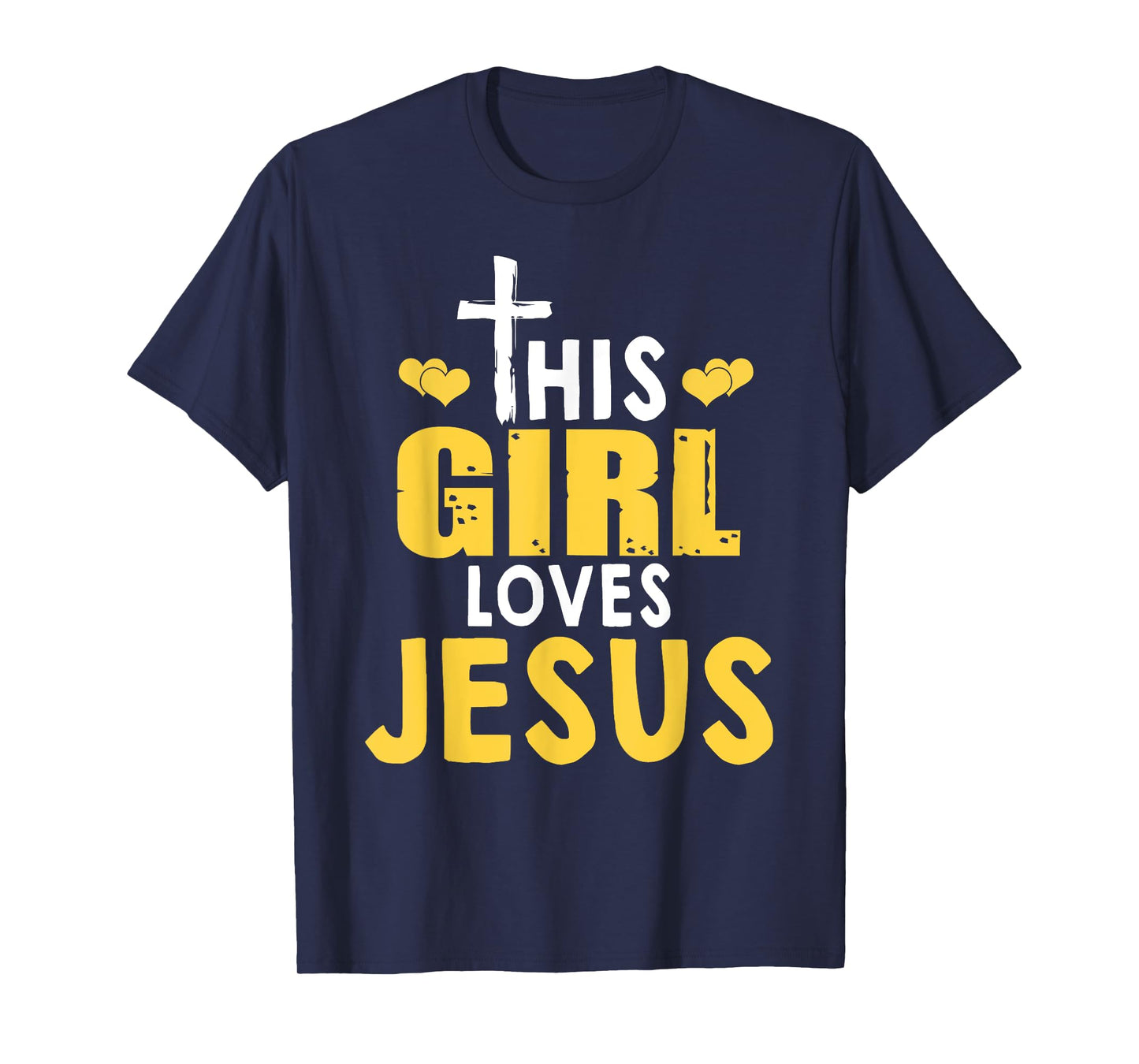 This Girl Loves Jesus Christians Women Faith in Christ T-Shirt