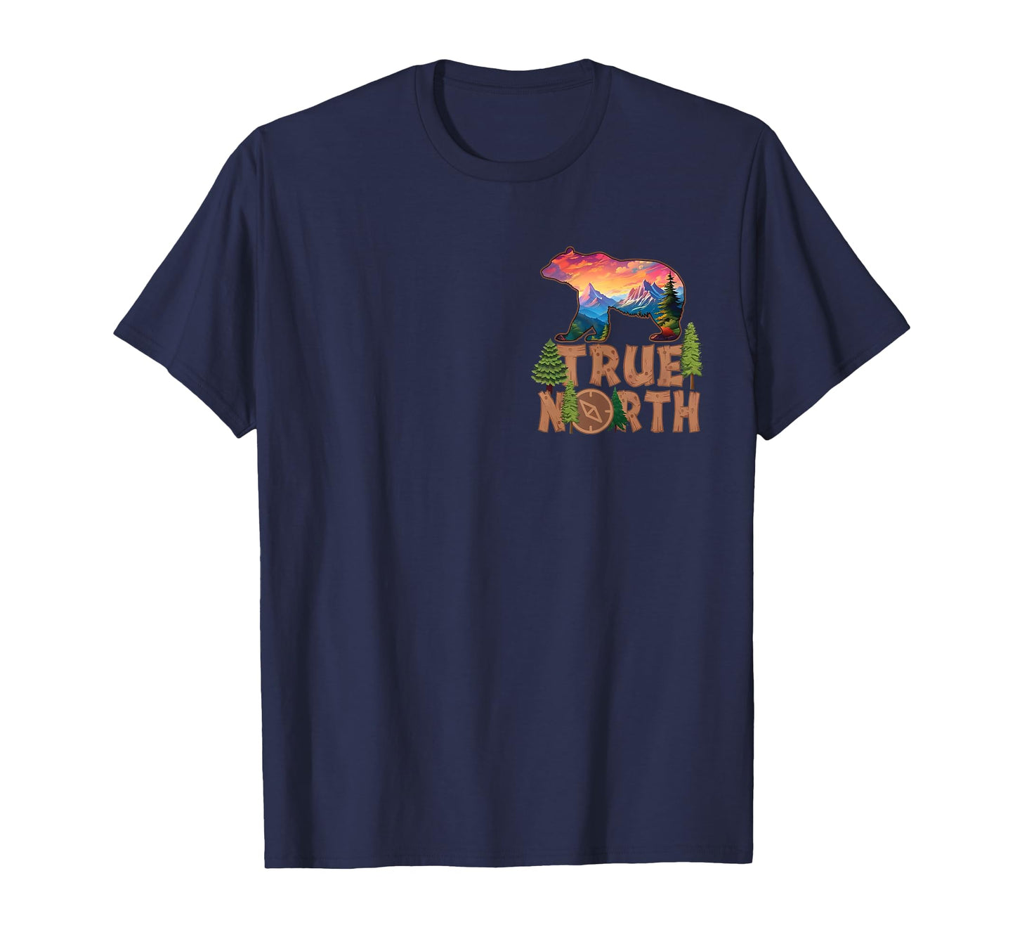 Trusting Jesus In A Wild World VBS 2025 True North 2 Sided T-Shirt