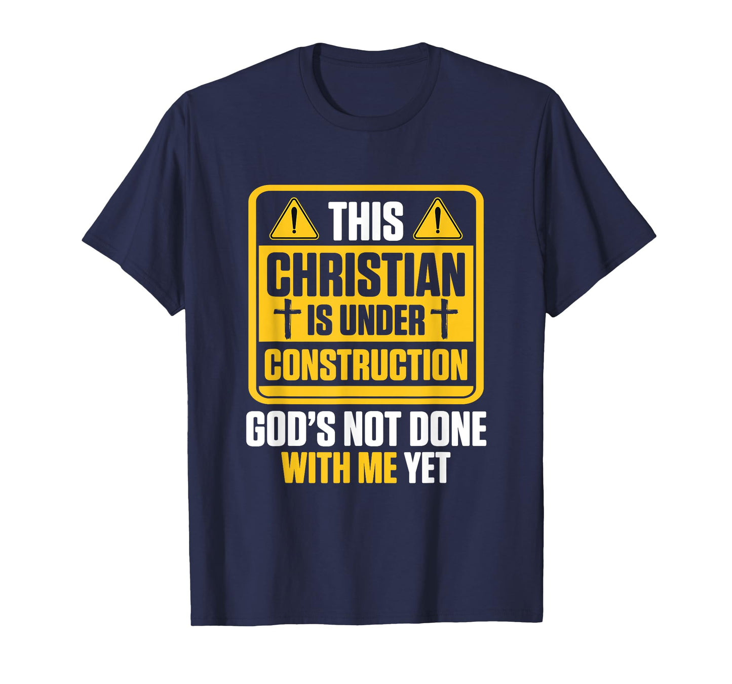 Christ in Arbeit Parrier Gott ist noch nicht fertig mit mir T-Shirt