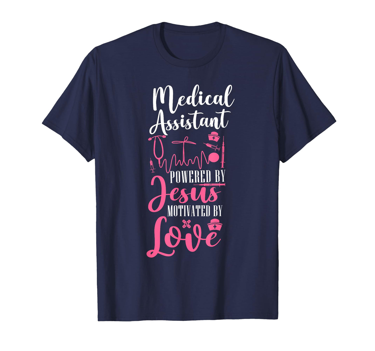 Certified Medical Assistant Jesus Faith CMA T-Shirt