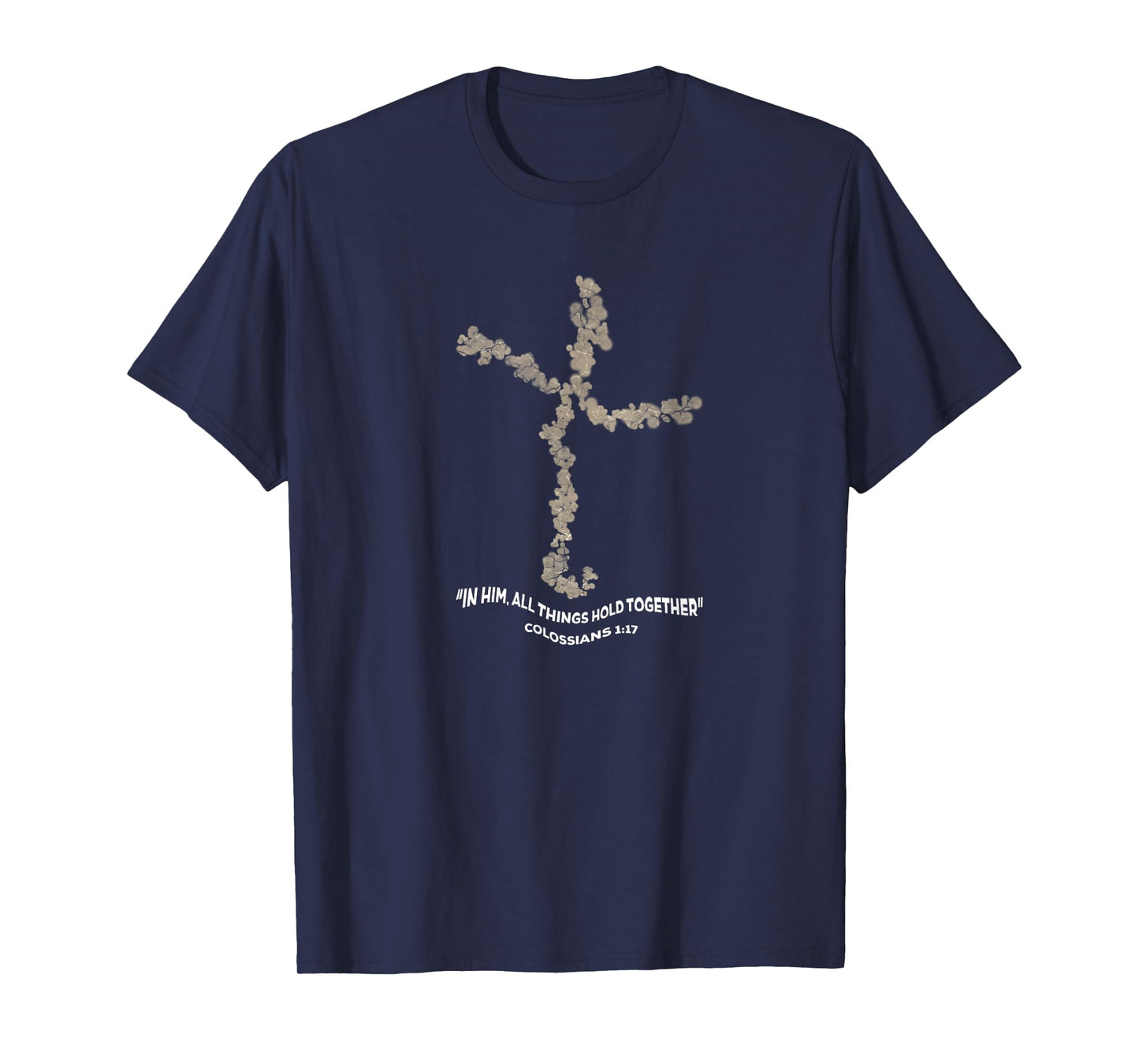 Laminin Christian Jesus Cross T-Shirt