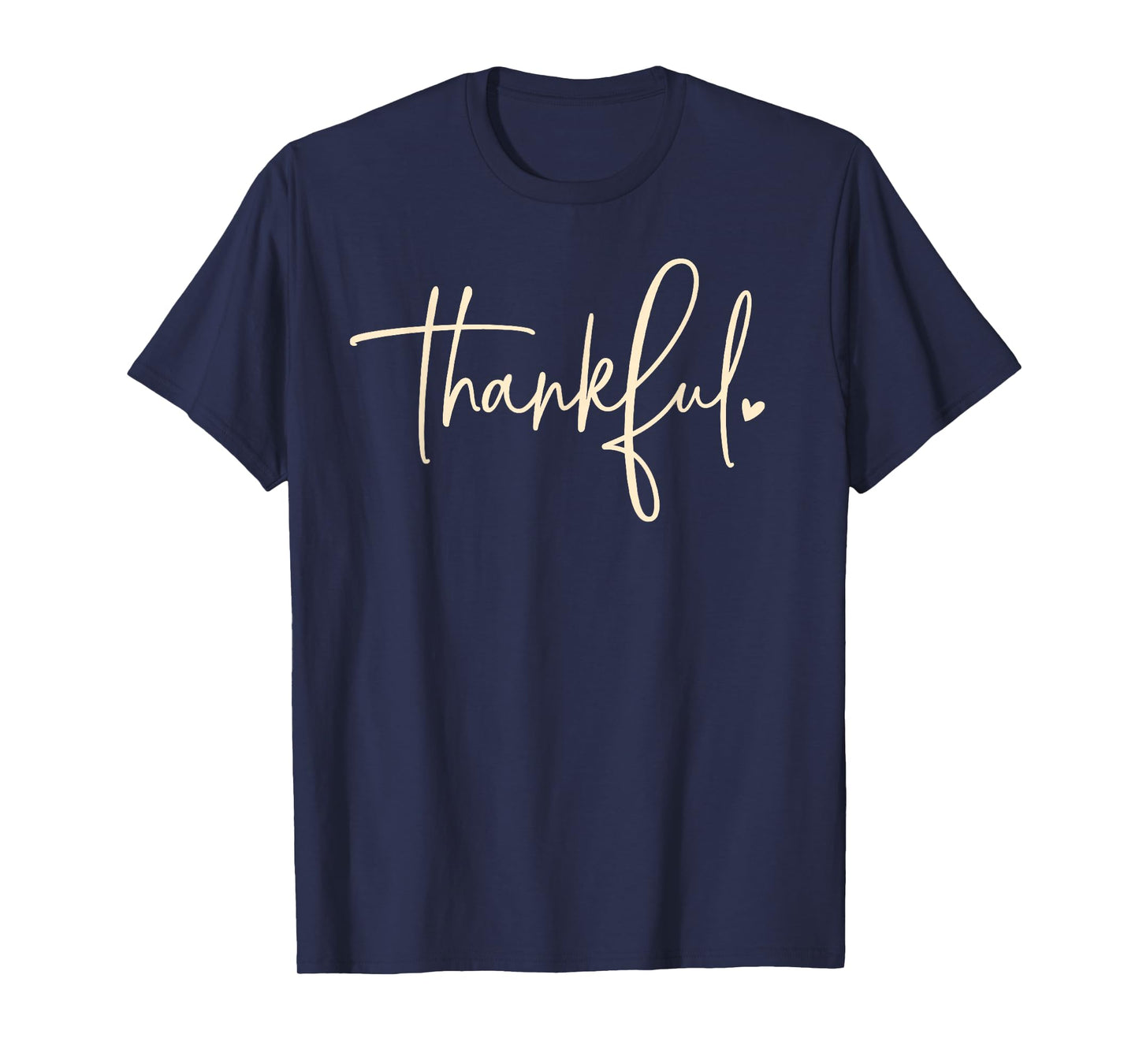 Thankful Blessed Jesus Thanksgiving Autumn Fall Christian T-Shirt