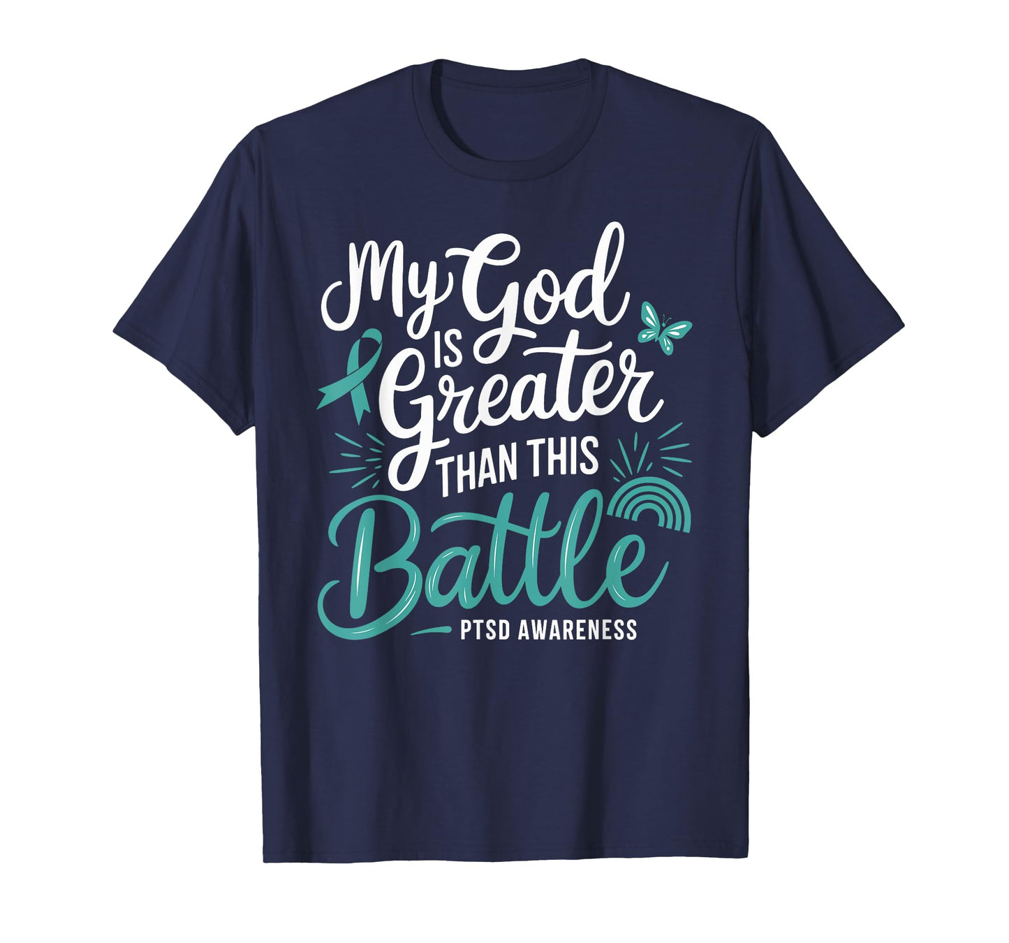God Faith PTSD Awareness T-Shirt