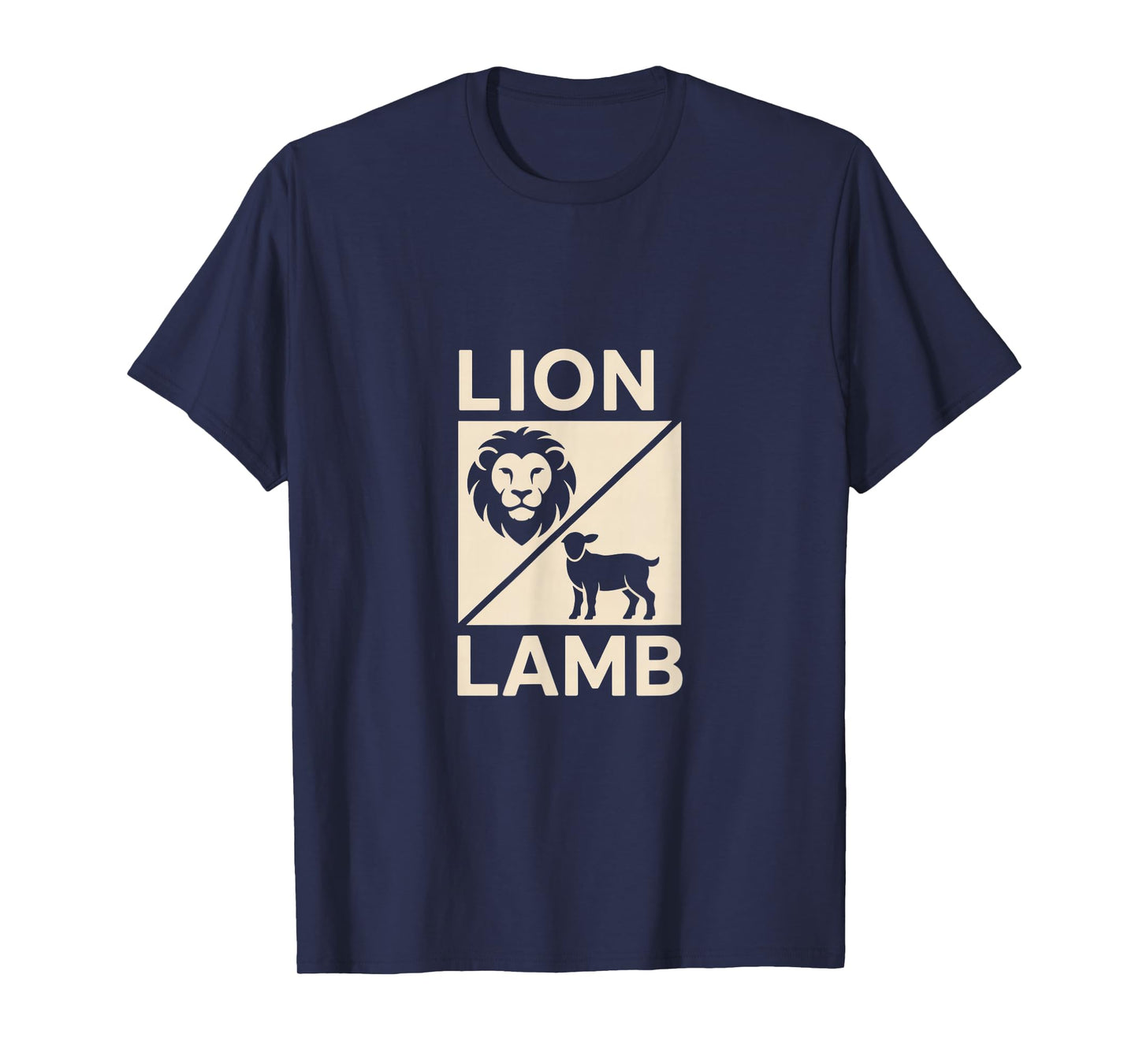 Christian Lion Lamb Symbol Faith Jesus Savior King T-Shirt