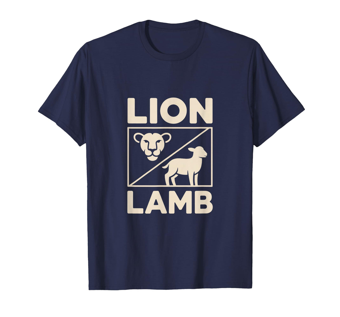 Christian Lion Lamb Jesus Lion of Judah Symbol T-Shirt