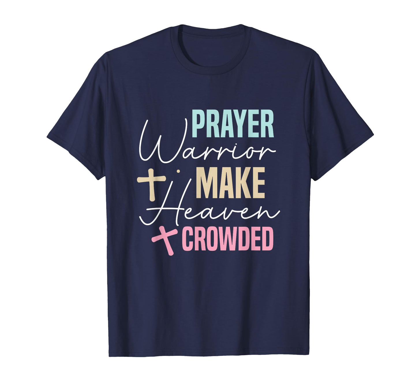 Prayer Warrior Christian Faith Jesus Cross Bible Shirt T-Shirt
