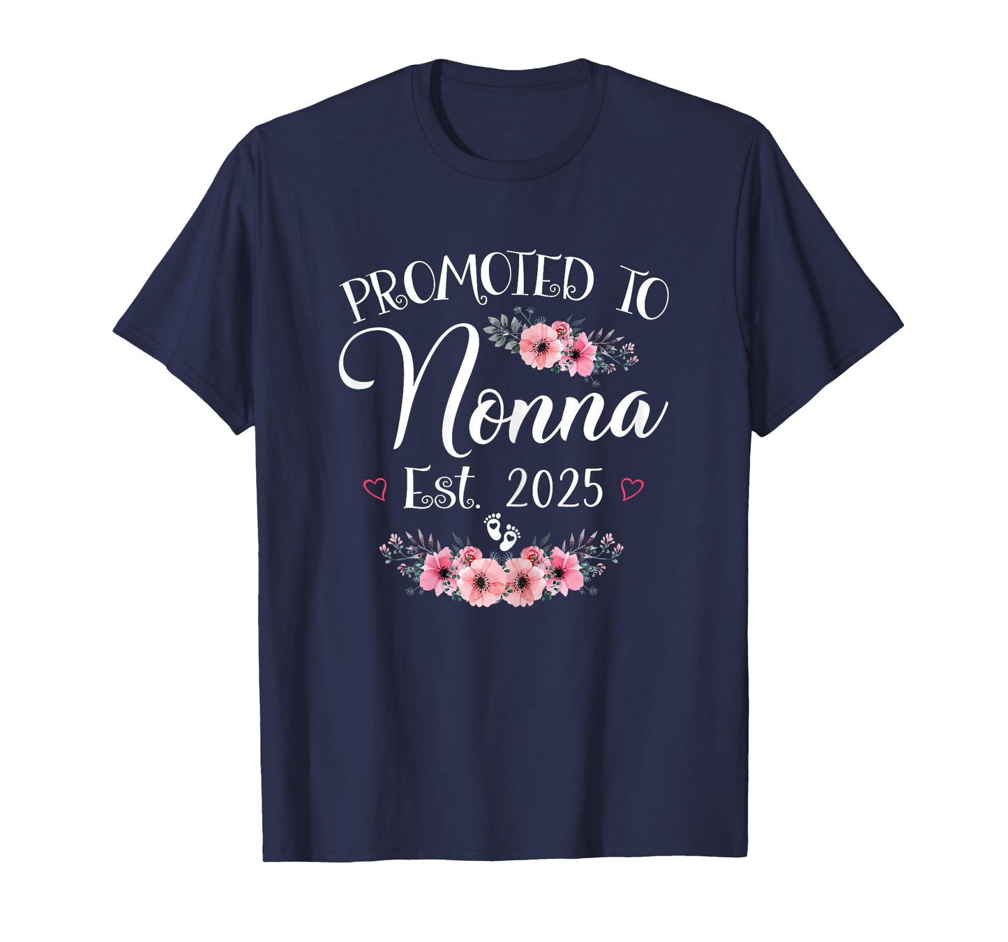 Promoted To Nonna 2025 Mother's Day Soon To Be Mom Pregnancy T-Shirt