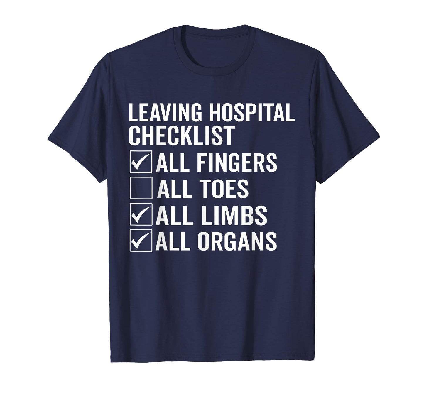 Toe Amputee Funny Humor Toe Amputation T-Shirt