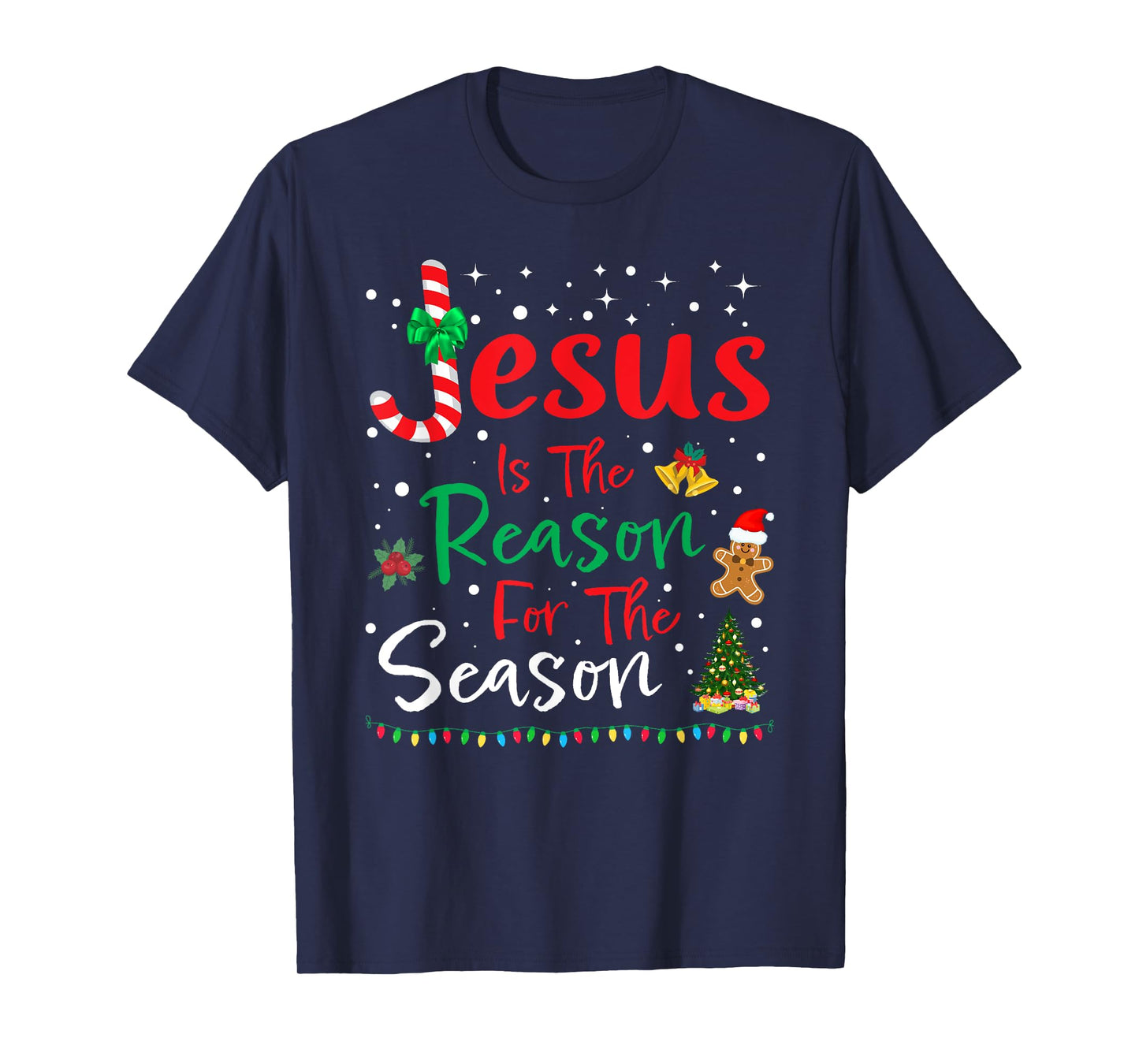 Jesus Is The Reason for The Season Christmas Family Pajamas T-Shirt