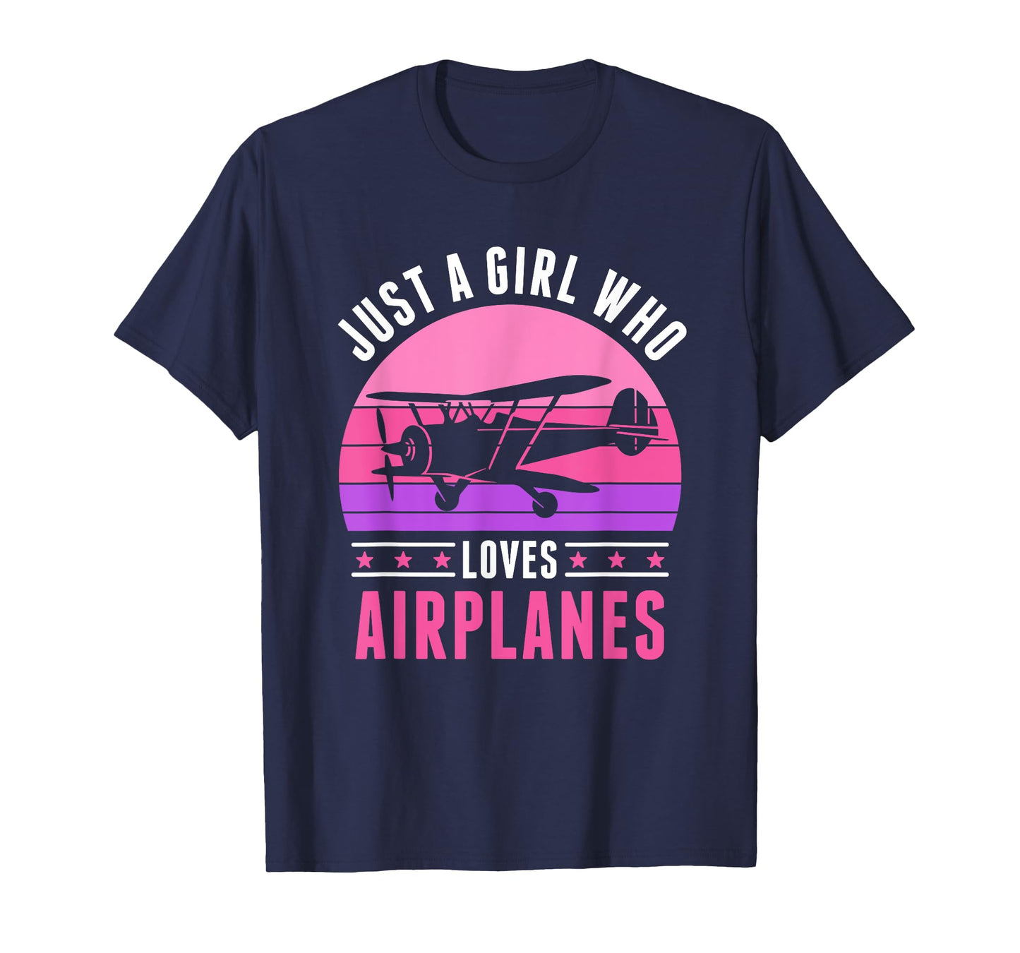 Just a Girl who Loves Airplanes Women T-Shirt
