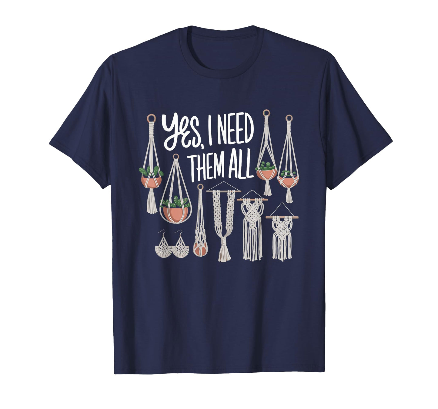 Funny Macrame Quote for Boho Macrame Lovers T-Shirt