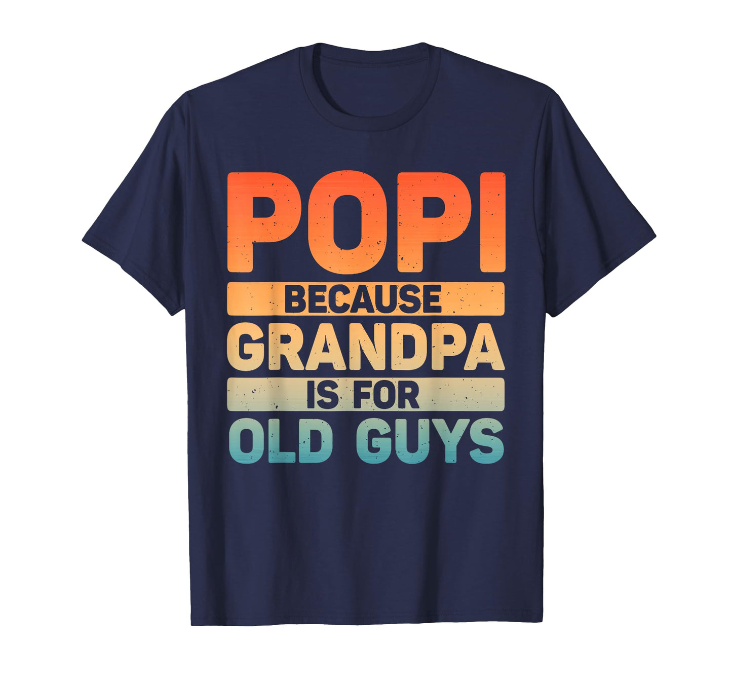 Popi Design For Grandpa From Grandkids Father's Day Popi T-Shirt