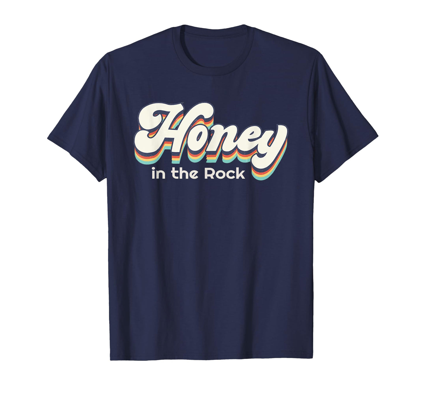 Honey In The Rock Christian Faith Vintage Funny Jesus T-Shirt