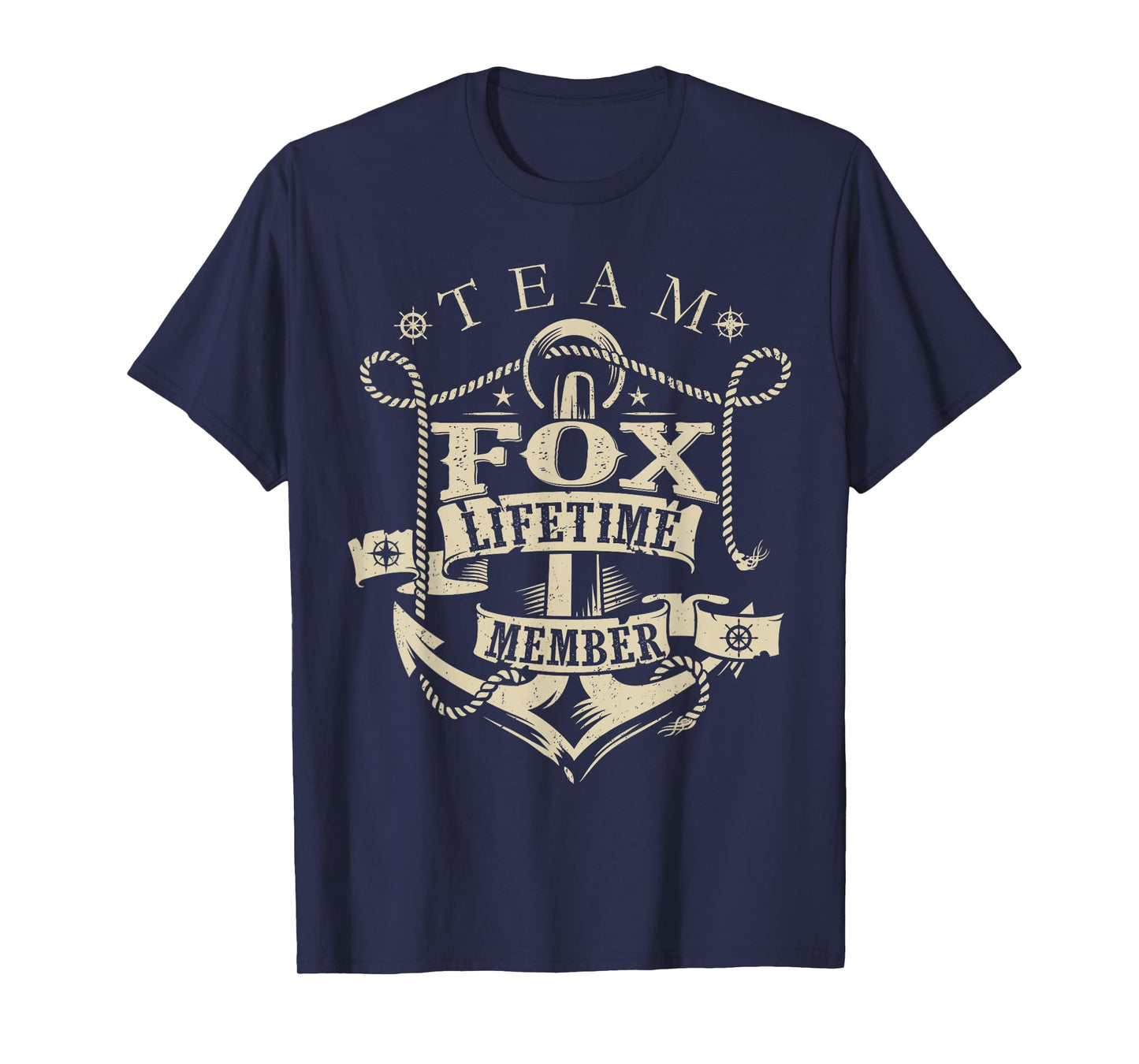 Team FOX Lifetime Member Vintage FOX Family Name T-Shirt