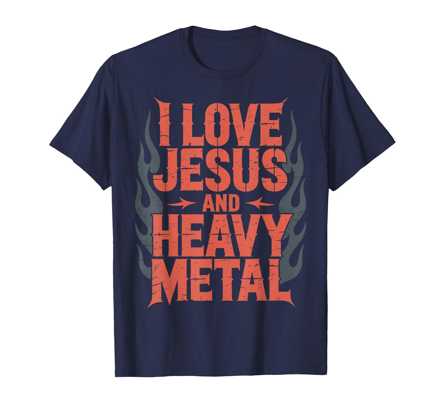 I Love Jesus And Heavy Metal T-Shirt
